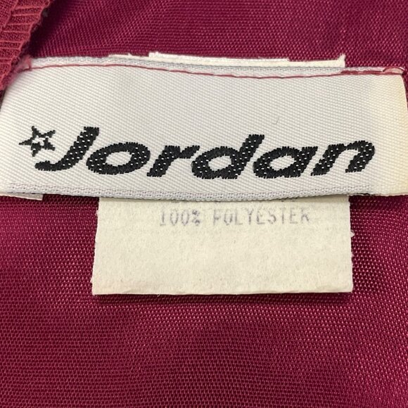 Jordan Magenta Sleeveless Women Formal Evening Gown W/ Spaghetti Straps Sz 11/12 - Picture 9 of 11